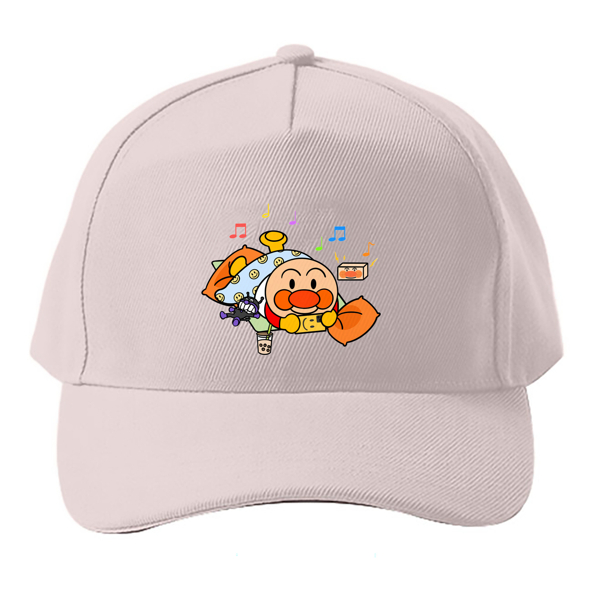 （画像用） アンパンマン Anpanman ベースボールキャップ 綿100％ 男女兼用 帽子 スポーツ